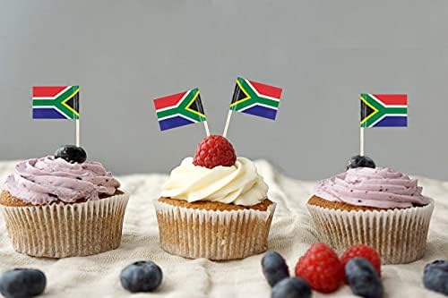 JBCD Sul da África do Sul Bandeira Mini Pequeno Cupca de Cupcak