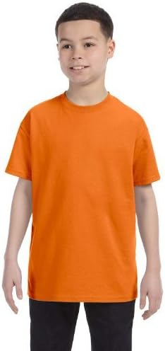 Hanes Youth ComfortSoft Bottom Hem Lay Flat Crewneck T-Shirt