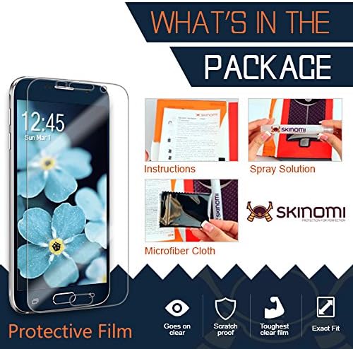 Skinomi Black Carber Fiber Compation Skin Compatível com Samsung Galaxy Z Fold 3 TechSkin com protetor de tela de filme transparente