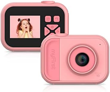 MyFirst Camera 10 - Câmera digital para meninos meninas de 4 a 9 de 5MP de vídeo de 5MP de 32 GB com adaptador de parafuso