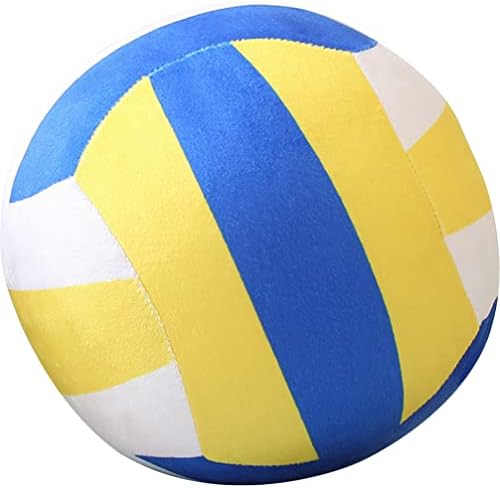 Zerodeko Plush Volleyball Volleyball Pillow de vôlei de vôlei recheado, travesseiro de vôlei macio, vôlei de brinquedo