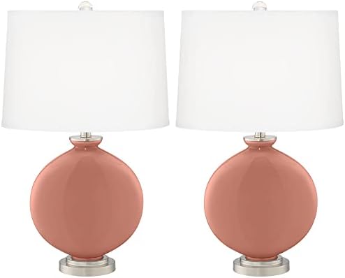 Cor + Plus Rojo Dust Carrie Table Lamp Set de 2