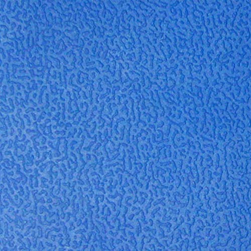 Duas camadas de borracha texturizada com uma camada superior dissipativa e uma camada inferior condutiva - 40 pés de comprimento azul