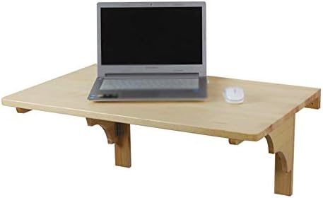 PIBM elegante prateleira de simplicidade Rack flutuante montado em madeira maciça mesa de mesa de mesa jantar contra dobrável, 3 tamanhos,
