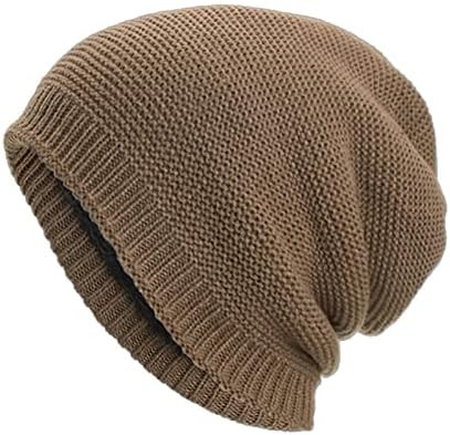 Chapéu de inverno para mulheres com cabelo cacheado homem adulto e mulheres chapéu malha