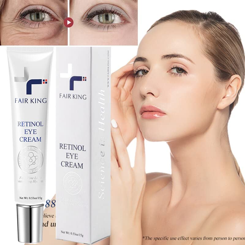 Retinol Anti-Wrinkle Creme para os olhos Círculo escuro Remova sacos de olho de grânulos gordurosos Creme de colágeno levantamento