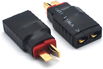 Padarsey Compatível para Deans t plugue masculino para TRX Adaptador feminino sem fios RC Connectores de bateria Adaptadores Conjunto
