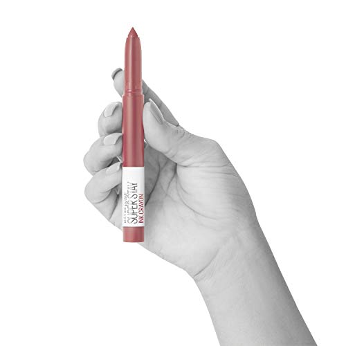 Maybelline Lipstick, superestay Matte Ink Crayon Longlasting Nude Lipstick com Applicador de Precisão 15 Lidere o caminho