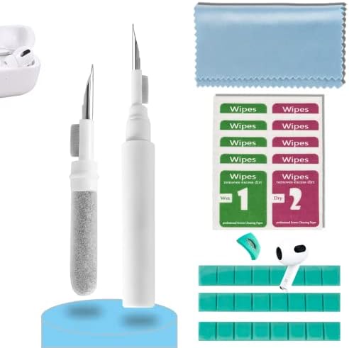 Kit de limpeza do airpod - caneta de limpeza de fones de ouvido, vidraceiro de limpeza, conjunto de telefones de fones de ouvido