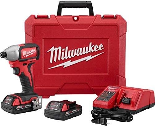 Milwaukee 2750-22CT M18 ™ 1/4 Kit de driver de impacto sem pincel hexáticos