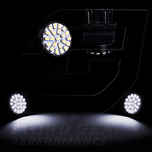 TGP 3157 Branco 22 LED SMD Wedge Reverse/Backup Bulbs par 2007-2009 Compatível com Saturn Sky