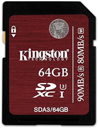 Kingston Digital 64GB SDXC UHS-I Speed ​​Class 3 Flash