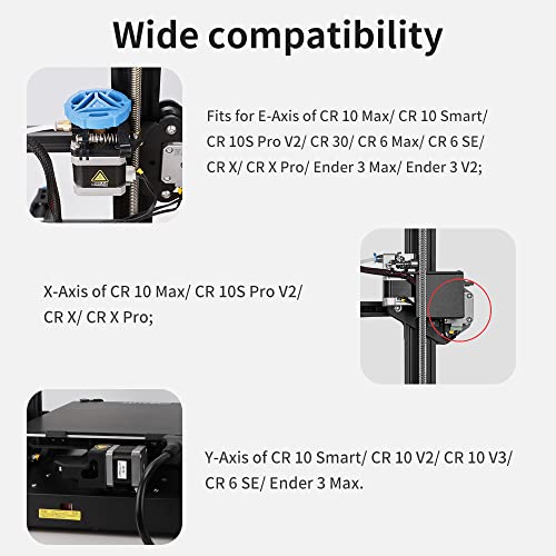 Creality Official 42-40 Motor de passo, Motor de Extrusora de Eixo 3D da Impressora X/Y 2 Fase 1a 1A 1,8 grau 0,4 N.M, Compatível