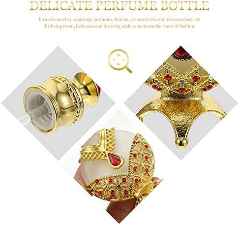 Recipientes de viagens de vidro Healvian 10 ml garrafas de perfume egípcias perfumes de cristal vintage egípcio garrafas de vidro