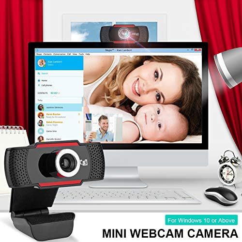 Webcam HD com microfone de absorção de som interno 720p, s30 webcam, laptop ou webcam de desktop, câmera de computador