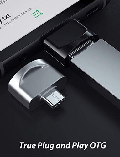 Tek Styz USB C fêmea para USB Adaptador masculino compatível com seu Samsung SM-A202F para OTG com carregador tipo