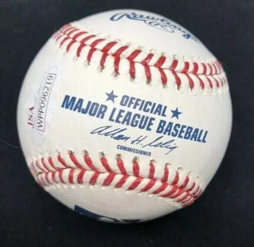 Michael Joseph Piazza Hof Assinado Nome completo Baseball JSA Testemunha - bolas de beisebol autografadas
