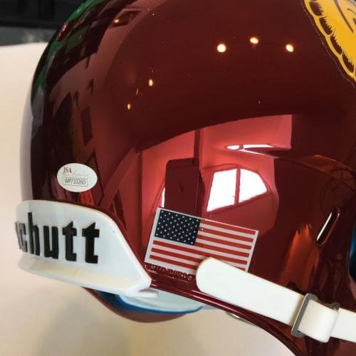 O. J. Simpson assinou USC f/s Schutt Autentic Helmet com Heisman -JSA W Auth *Whi - Capacetes da faculdade autografada