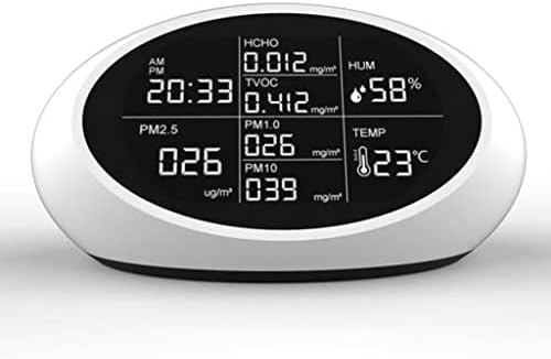 Monitor de qualidade do ar sdfgh PM2.5 formaldeído Analisador de gás TVOC Analisador de qualidade Analisador de gás Analisador de poeira fina sensor