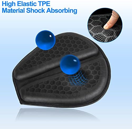 Motocicleta WDG Casada de assento PAD 3D Honeycomb de alta elasticidade Material Material de gel