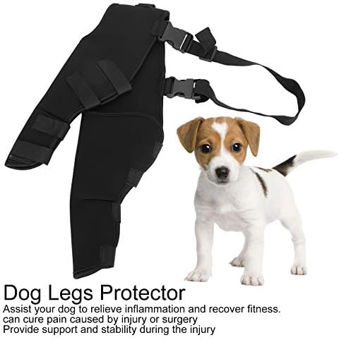 Beltadora de cachorro GoTotop Protetor de pernas traseiras, cotovelo de cotovelo joelho de joelheira cã