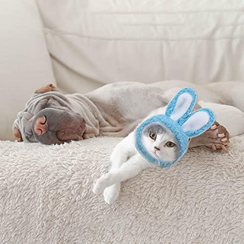 Costumo de animais de estimação da Páscoa, chapéu de ouvido de coelho engraçado para gato de cão de estimação Pequeno