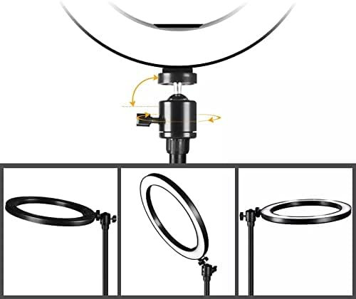 CXDTBH 33cm Selfie LED Ring Light com suporte de tiro de telefone ajustável Stand Photography Ringlight