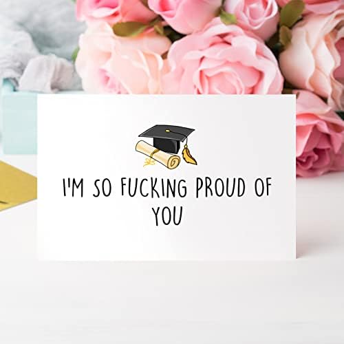 Cartão de graduação de Qiliji para ele, parabéns graduado, estou tão orgulhoso de você