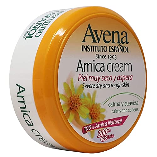 Avena Instituto Español Arnica Creme, pele seca e áspera severa, acalma e amolece, Arnica natural, 2 pacote de