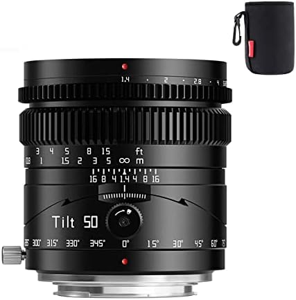 Ttartisan 50mm f1.4 lente de inclinação, compatível com câmeras de espelho z5 z5 z6 z6ii z7ii z9
