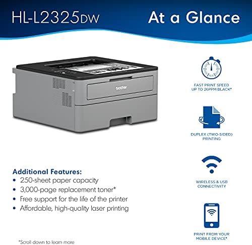 Irmão L-2325DW Série Compact Monocromo Laser Impressora I Printing Móvel IMPRESSÃO I AUTRO