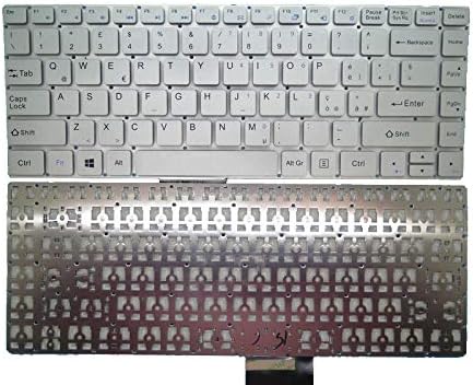 Teclado de laptop para Teclast F6 Pro Orgulho-K3058 MB2903009 Itália Silt Silver New and Original