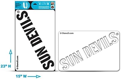 U-estêncil Arizona Estado Sun Devils Multi-Purpose Stêncil-ASUOOS-502