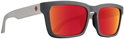 Spy Helm Tech Sunglasses Bronzeado cinza escuro com feliz cinza verde Verde Red Spectra Mirror Lens