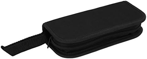 Aexit 205mmx100mmx50mm Organizadores de ferramentas de nylon Zipper Design de tira de mão transportadora de bolsas de ferramentas de estojos de estojos Organizador de bolsas