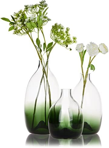 Vaso de vidro de conviva cenar sala decoração mão soprada vidro vidro vasos