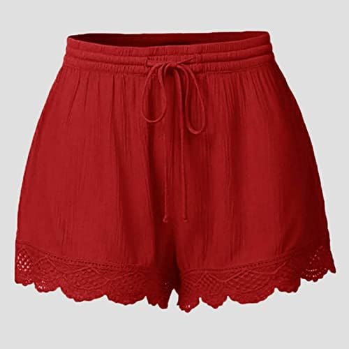 Shorts femininos confortáveis ​​femininos de verão renda plus size shorts touch shorts ioga esportes de duas peças roupas de shorts