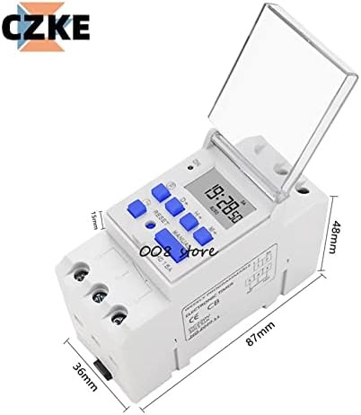 Xuefu THC15A AHC15A DIN TIMER TRIMER TEMPO TEMPO TEMPO DE TIME PROGRAVILHO PROGRAVILHO DISPOSITIVO DE TAMPO DE TODOS ELECRICOS 220V