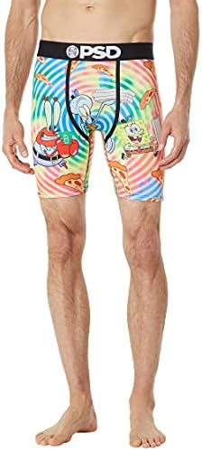 PSD Men's X SpongeBob Pizza Black Boxer