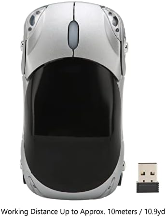 Mouse de carro sem fio, mouse de jogos, 1600dpi Cute 3D Sports Car Mouse, para Windows XP, para Vista, para Windows 7, para mim, para 2000 e para o OS X ou superior