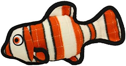 Tuffy - brinquedo de cachorro mais macio do mundo - peixe -oceano laranja -squeakers - várias camadas. Feito durável,