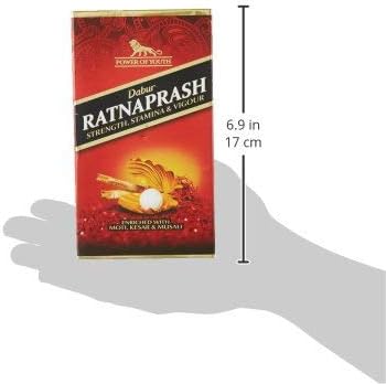 Metrey Ratnaprash ChyawanPrash para todas as estações, um tônico completo para a saúde da família, vermelho - 900gm