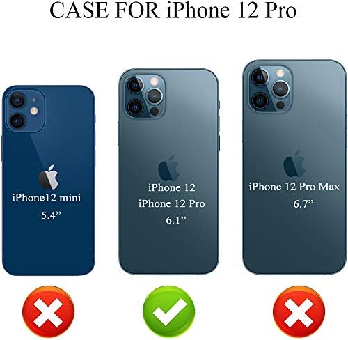 Lakibeibi para iPhone 12 Case/12 Pro Case com porta