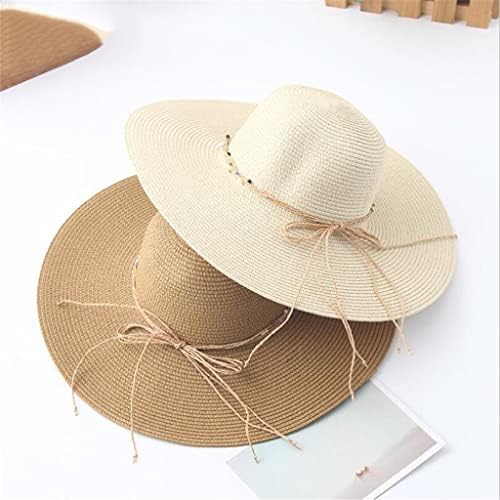 Adquirir largura abazinha de palha de palha de sol chapéu feminina de chapéu de verão