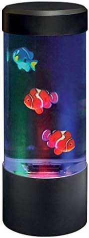 LightAhead LED mini lâmpada de peixe de fantasia de desktop com efeitos de luz de alteração de cor. Uma lâmpada de humor
