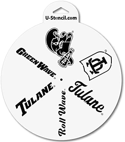 Roda de estêncil fanática de Tulane em U-Tuoos-701