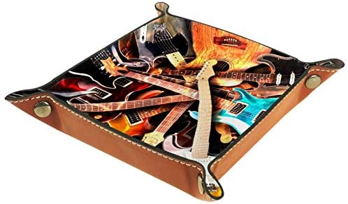 Lorvies Guitars Electric Guitars Caixa de armazenamento de fundo Cubas Bins Bins Bins para Office Home