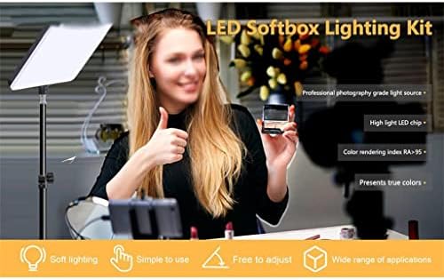 EODNSOFN LED LED PULL EU 2700K-5700K ENFERIMENTO DE VÍDEO DE VÍDEO LUDER LIGHT PAINEIONS Iluminação com braço longo do suporte