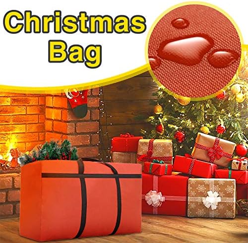 Sacos de armazenamento transparentes para organizar bolsa de armazenamento de árvore de Natal-35.5x19x11 polegada Árvore de Natal