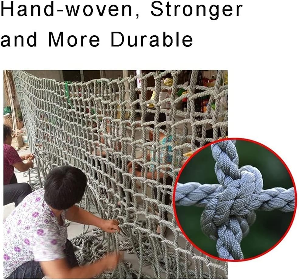 Redes de rede de segurança de ouyoxi redes de corda de varanda, renda de entretenimento de entretenimento de entretenimento líquido de treinamento ao ar livre em rede resistente à parte, malha de nylon de nylon de nylon de 8mm de 8mm de malha 8cm